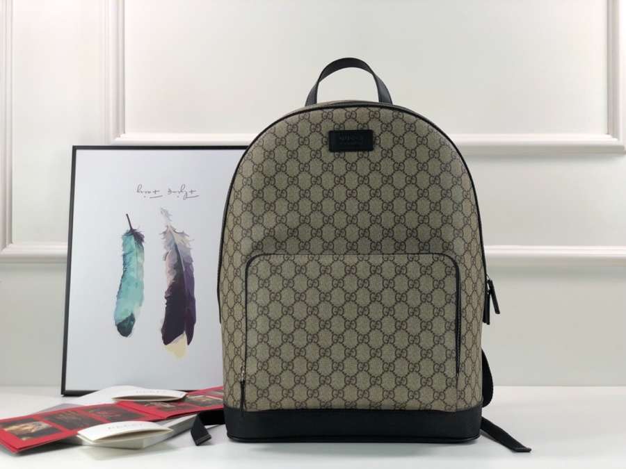 Gucci GG Supreme backpack Style 406370 KLQAX 9772 - Click Image to Close